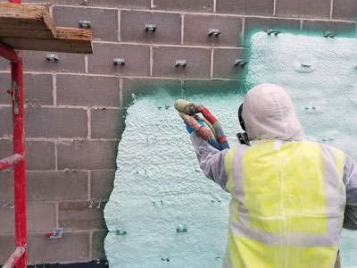 Types Of Spray Foam Insulation And Silicone Roof Coating